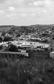 The Mphahlwa informal settlement in Merafong has grown around Driefontein.